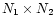 $N_1 \times N_2$
