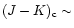 $(J-K)_{\rm c} \sim$