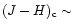$(J-H)_{\rm c} \sim$