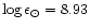 $\log \epsilon_\odot = 8.93$