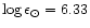 $\log \epsilon_\odot = 6.33$
