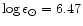 $\log \epsilon_\odot = 6.47$