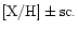 ${\rm [X/H]}\pm {\rm sc.}$
