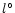 $l^{\circ}$