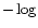 $-\log$