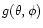 $g(\theta,\phi)$