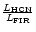 $\frac{L_{\rm
HCN}}{L_{\rm FIR}}$