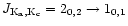 $J_{\rm K_a, K_c}=2_{0,2}\rightarrow 1_{0,1}$