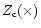 $Z_{\rm c} (\times )$