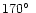 $170\hbox{$^\circ$ }$