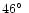 $46\hbox{$^\circ$ }$