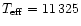 $T_{\rm eff} = 11\,325$