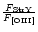 $\frac{F_{\rm StrY}}{F_{\rm [OIII]}}$