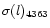 $\sigma(l)_{4363}$