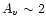 $A_{v}\sim2$