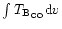\( \int T _{\rm B_{CO}}{\rm d}v \)