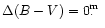 $\Delta (B-V) = 0{\hbox{$.\!\!^{\rm m}$ }}$