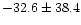 $-32.6\pm38.4$