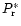 $P_{\rm r}^*$