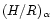 $(H/R)_\alpha$