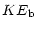 $\displaystyle KE_{\rm b}$