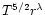 $T^{5/2} r^{\lambda}$