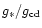 $g_{*}/g_{\rm cd}$