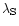 ${\rm\lambda_S}$