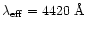 $\lambda_{\rm eff}=
4420~{\rm\AA}$