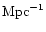 $\rm {{Mpc}^{-1}}$