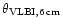 ${\theta}_{\rm VLBI,6\,cm}$