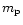 $m_{\rm p}$
