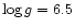 $\log g = 6.5$