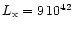 $L_{\rm x} = 9\,10^{42}$