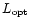 $L_{\rm opt}$