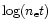 $\log(n_{\rm e}t)$