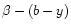 $\beta -(b-y)$
