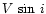 $V\, \sin\, {i}$