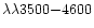 $\lambda\lambda3500{-}4600$
