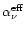 $\alpha_{\nu}^{\rm eff}$