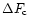 $\Delta F_{\rm c}$