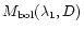 $M_{\rm bol}(\lambda_1,D)$