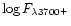 $\log F_{\lambda3700^+}$