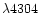 $\lambda 4304$