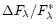 $\Delta F_{\lambda
}/F^*_{\lambda}$