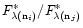 $F^*_{\lambda({\rm n}_{i})}/F^*_{\lambda({\rm n}_{j})}$