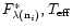 $F^*_{\lambda({\rm n}_i)},T_{\rm eff}$