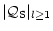 $\displaystyle \vert{\cal Q}_{\rm S}\vert _{l\ge1}$