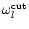 $\omega _l^{\rm cut}$