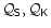 ${\cal Q}_{\mathsf S}, {\cal Q}_{\mathsf K}$